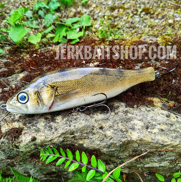 Jerkbait P190 von Mr. Zorba in der Farbe Walleye